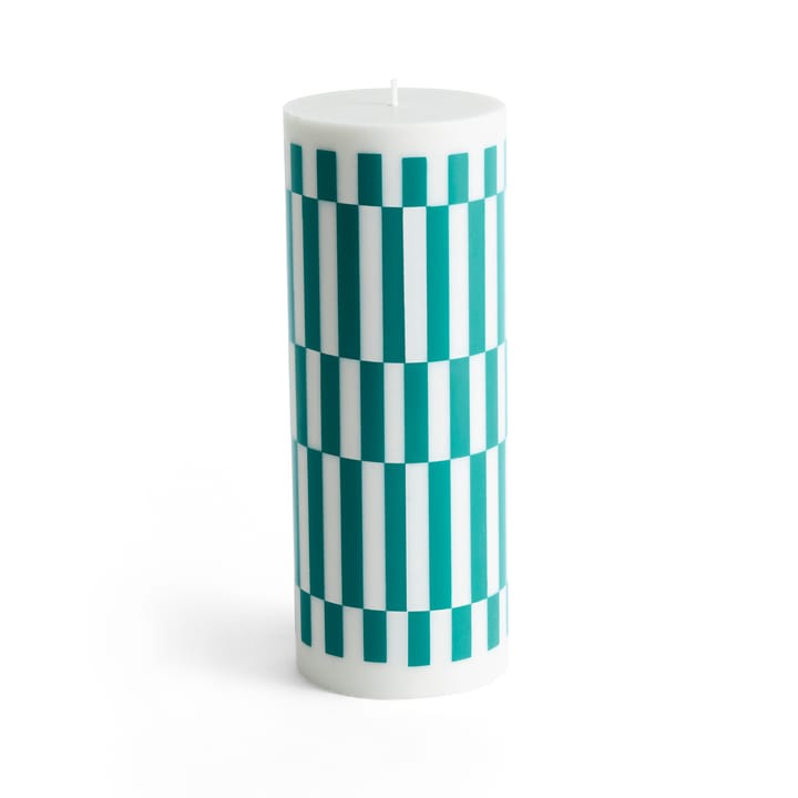 Column Candle block candle μεγάλο 25 εκ - Light γκρι-πράσινο - HAY