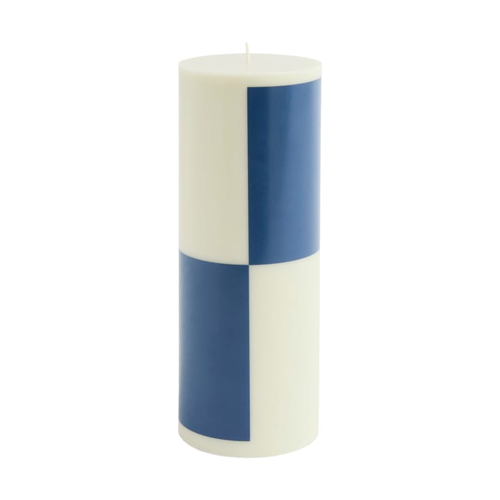 Κερί Column Candle large 25 cm - Milky green-dark blue - HAY