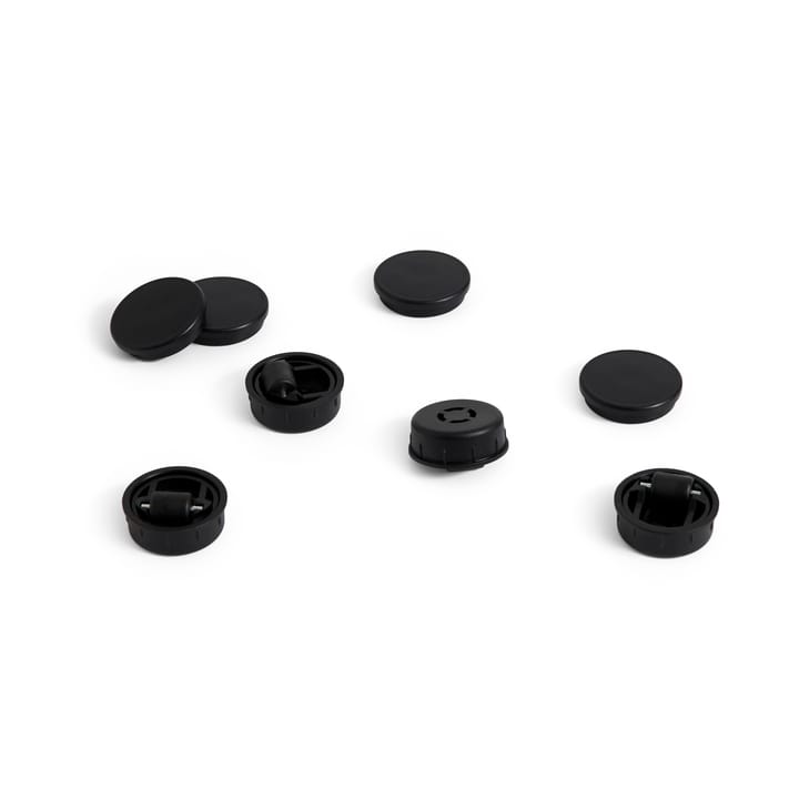 Πόδια και ρόδες Facet Cabinet 4-pack - Black - HAY