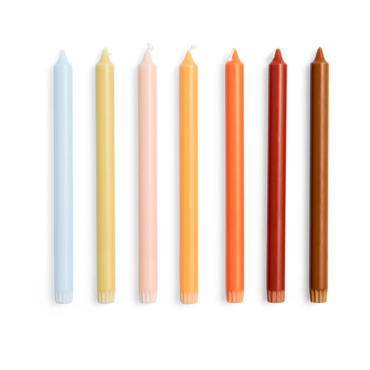 Gradient Candle 7-pack - Ουράνιο τόξο - HAY