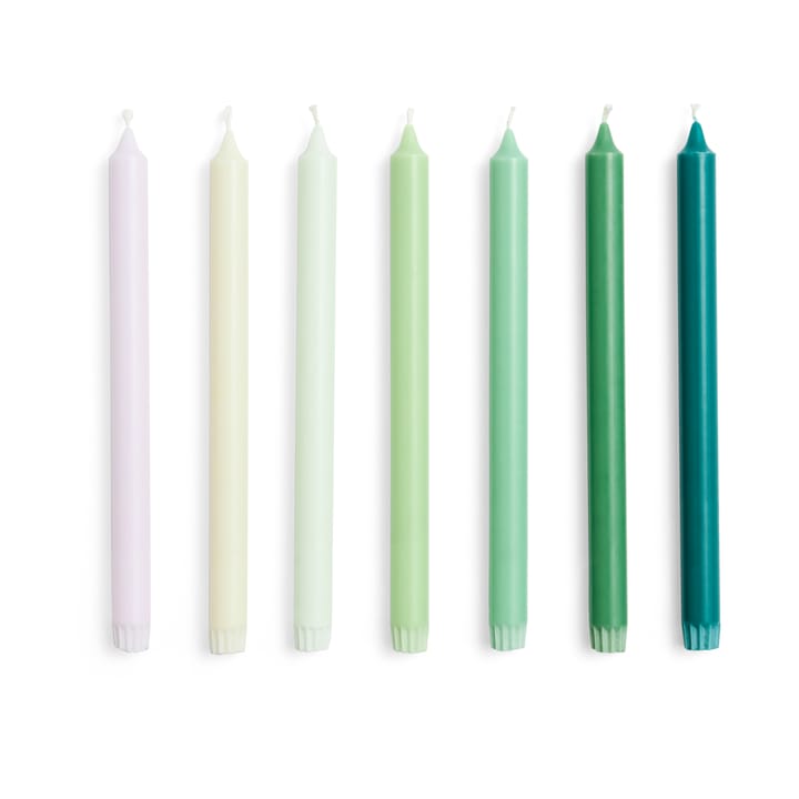 Gradient Candle 7-pack - Λαχανικά - HAY