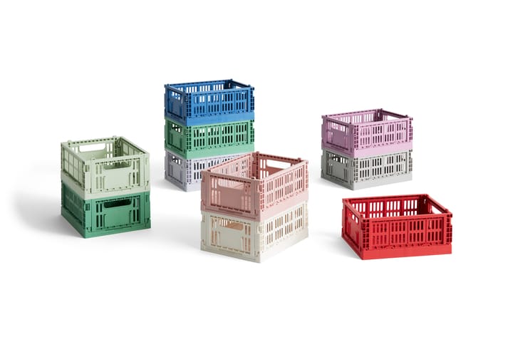 Κουτί αποθήκευσης HAY Colour Crate Mini σετ 2 τεμαχίων 13x17 cm - Blush - HAY