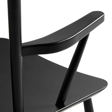 J42 πολυθρόνα - Black lacquered beech - HAY