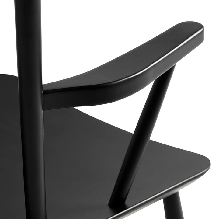 J42 πολυθρόνα, Black lacquered beech HAY