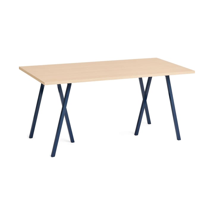 Loop Stand τραπεζαρία μεγάλο 77,5x160 cm - Deep blue-clear lacq. oak - HAY