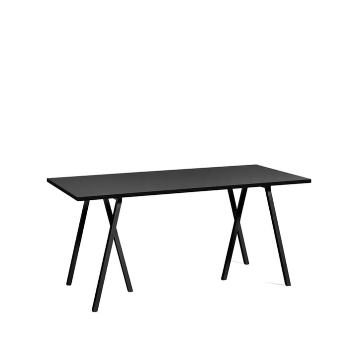 Loop Stand τραπέζι φαγητού - Black linoleum-black, 160 cm - HAY