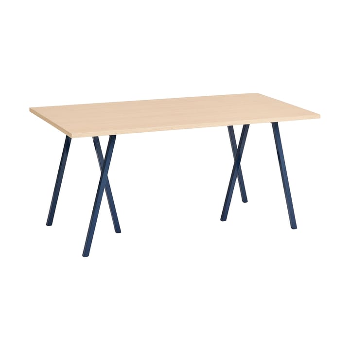 Loop Stand incl. support τραπεζαρία μεγάλο 77,5x160 cm - Deep blue-clear lacq. oak - HAY