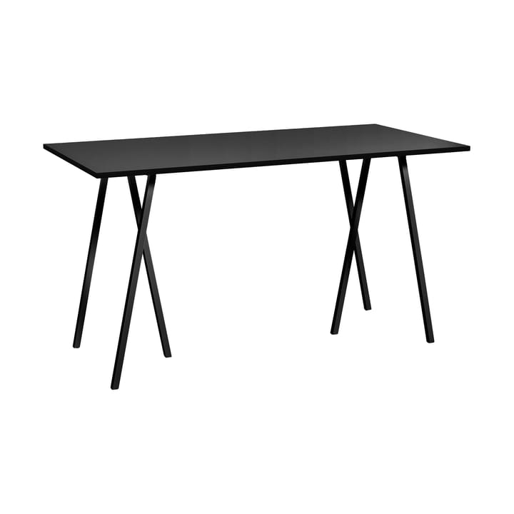 Loop Stand incl. support τραπέζι μπαρ 87,5x180 cm - Black-black linoleum-black ash - HAY