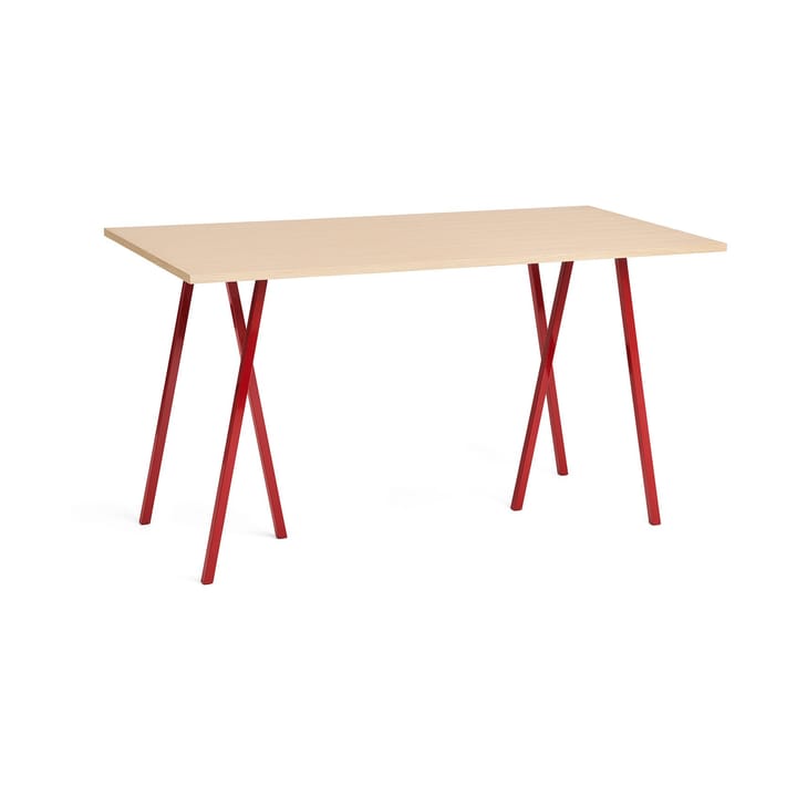 Loop Stand incl. support τραπεζαρία μεγάλο 87,5x180 cm - Maroon red-clear lacq. oak - HAY