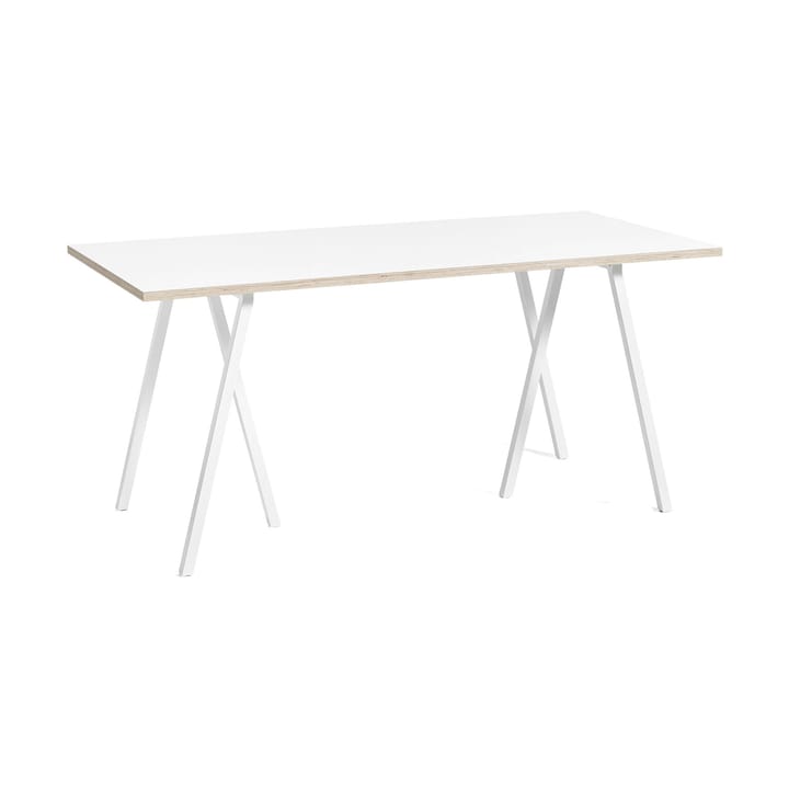 Loop Stand incl. support τραπεζαρία μεγάλο 87,5x180 cm - White-white laminate-plywood - HAY