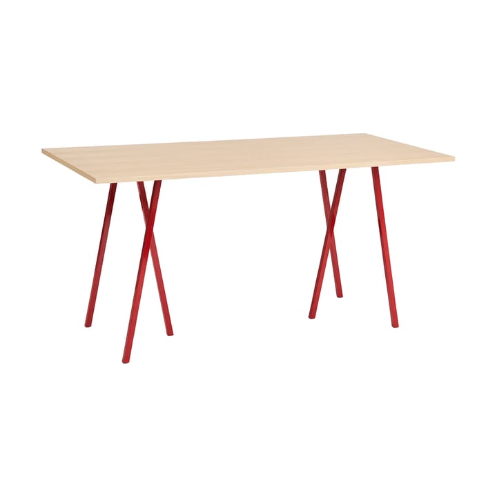 Loop Stand incl. support τραπεζαρία μεγάλο 92,5x200 cm - Maroon red-clear lacq. oak - HAY