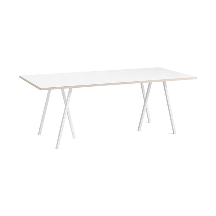 Loop Stand incl. support τραπεζαρία μεγάλο 92,5x200 cm - White-white laminate-plywood - HAY