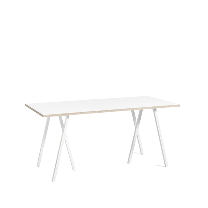 Loop Stand τραπέζι φαγητού - White laminate-white, 160 cm - HAY