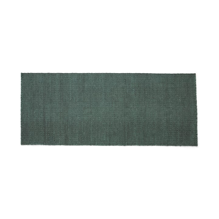 Χαλί Moiré kilim 80x200 cm - Emerald green - HAY