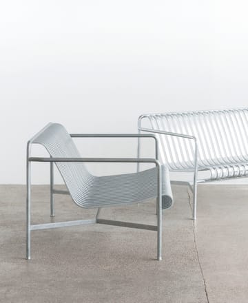 Palissade Low πολυθρόνα lounge - hot galvanized - HAY