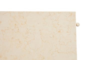 Rebar τραπεζάκι σαλονιού 80x84x33 cm - Beige marble-alabaster - HAY