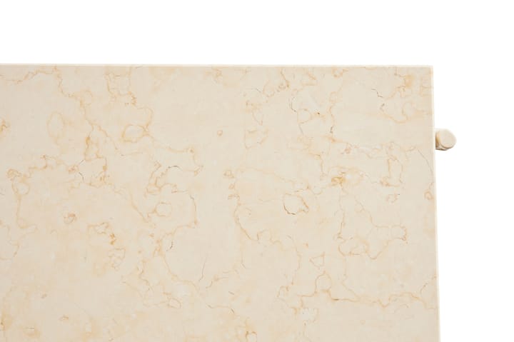 Rebar τραπεζάκι σαλονιού 80x84x33 cm, Beige marble-alabaster HAY