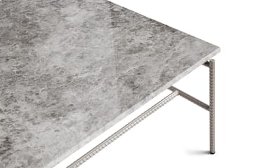 Rebar τραπεζάκι σαλονιού 80x84x33 cm - Grey marble-fossil - HAY