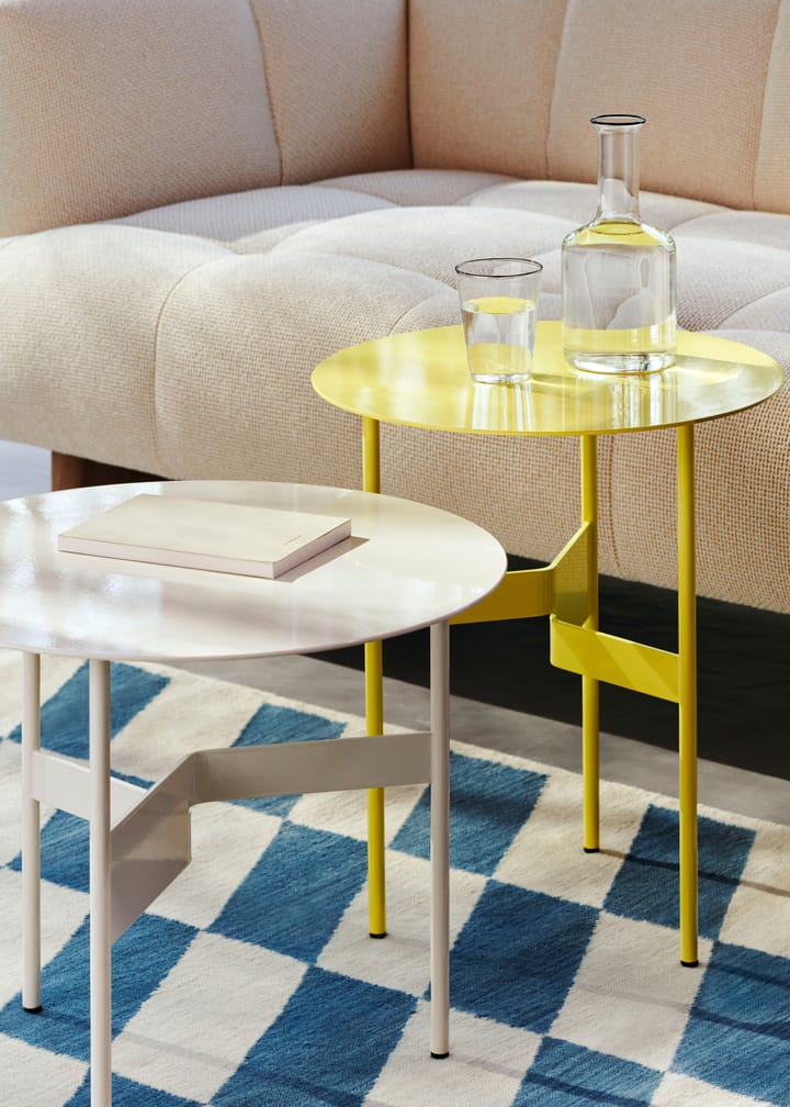 Shim coffee table βοηθητικό τραπεζάκι Ø45 cm, Custard HAY