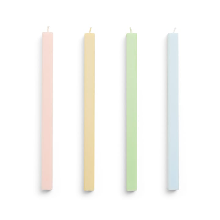 Κεριά Square Candle mix 4-pack - Fresh - HAY