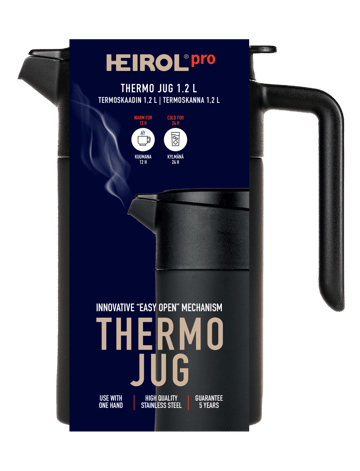 Ηeirol θερμός κανάτα 1,2 l - Μαύρο - Heirol