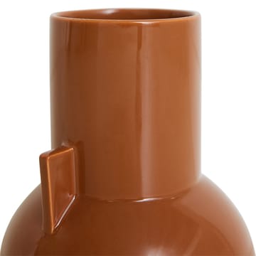 Κεραμικό βάζο μικρό 26 cm - Caramel - HKliving