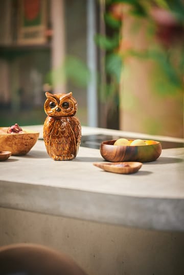 Κεραμικό δοχείο αποθήκευσης owl - Roasted - HKliving