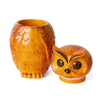 Κεραμικό δοχείο αποθήκευσης owl - Tangerine - HKliving