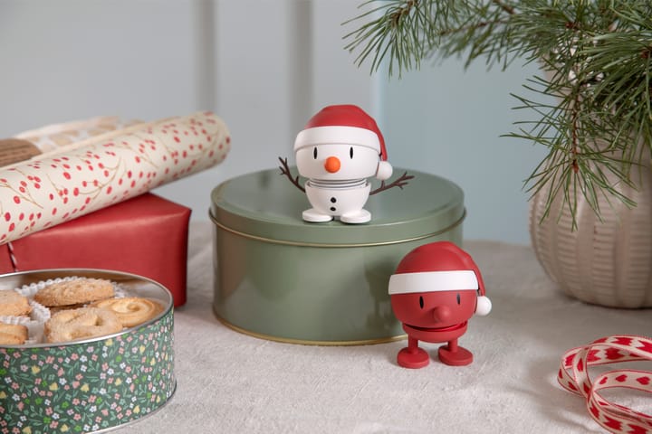 Hoptimist Soft Santa Snowman S φιγούρα, White Hoptimist