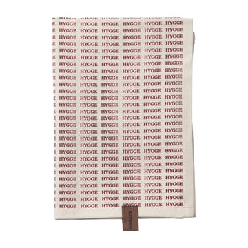 Humdakin Notes of Hygge πετσέτα τσαγιού Χριστούγεννα 2-pack - Off white-red - Humdakin