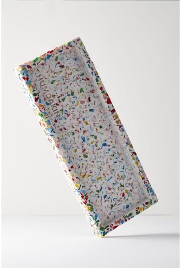 Humdakin Terrazzo δίσκος 10x25 cm - Rainbow - Humdakin