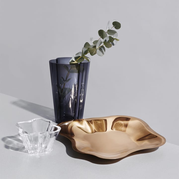 Alvar Aalto μεγάλος δίσκος ροζ χρυσό, μικρό 358 mm Iittala