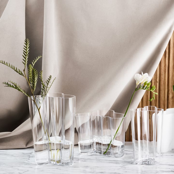 Alvar Aalto βάζο Savoy clear, 220 mm
 Iittala