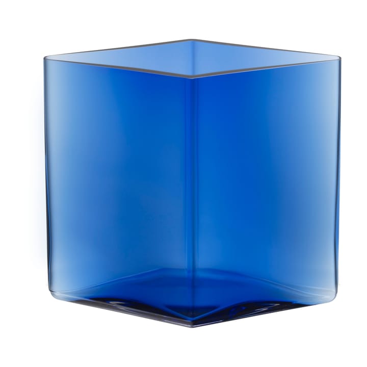 Ruutu vase 20.5x18 cm - Ουλτραμαρίν - Iittala