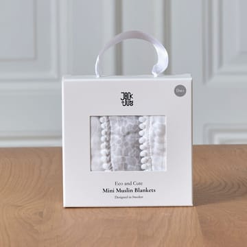 Μουσελίνα Pom Pom 40x40 cm σετ 3 τεμαχίων - Pearl & Giraffe gray - Jack o Juno