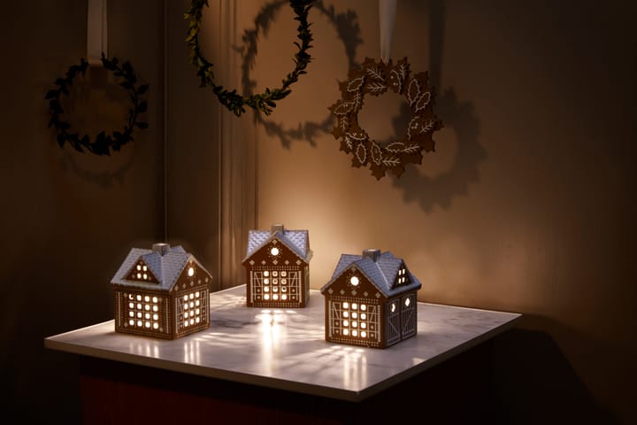 Σπιτάκι-βασή κεριών Gingerbread - Christmas barn 11,5 cm - Kähler