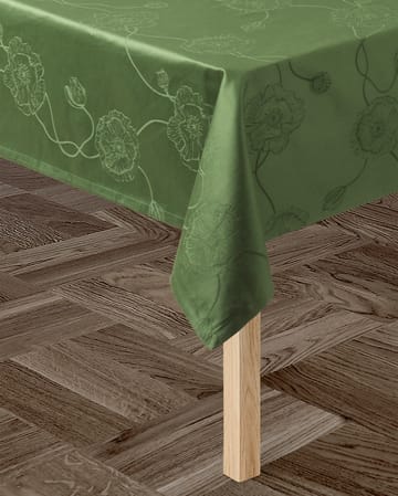 Hammershøi Poppy damask τραπεζομάντιλο πράσινο - 150x200 εκ - Kähler