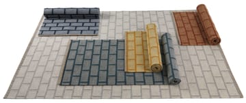 Διάδρομος Brick  - Blue-80x250 cm - Kateha