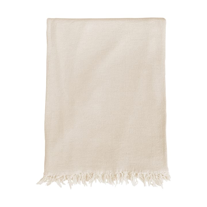 Boheme βαμβακερό πλεκτό 130x170 cm - Beige - Klippan Yllefabrik