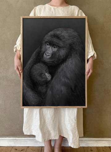 Bergsgorillan αφίσα - 30x40 εκ. - Kunskapstavlan®