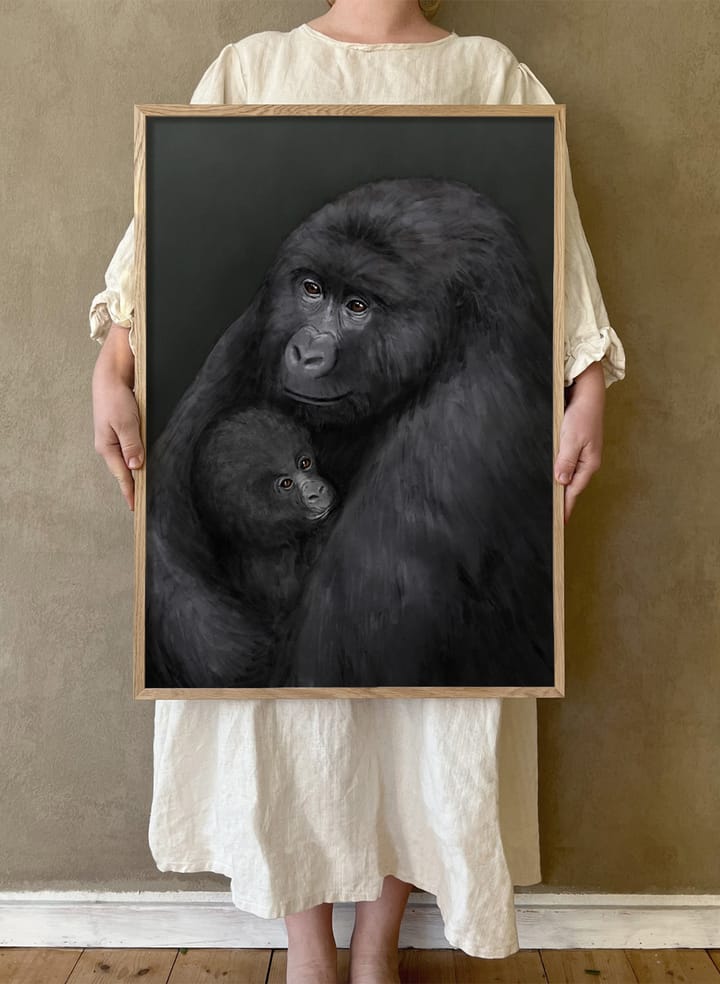 Bergsgorillan αφίσα, 50x70 εκ. Kunskapstavlan®