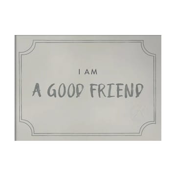 Good friend diploma αφίσα 21x30 εκ. - Dusty mint - Kunskapstavlan®