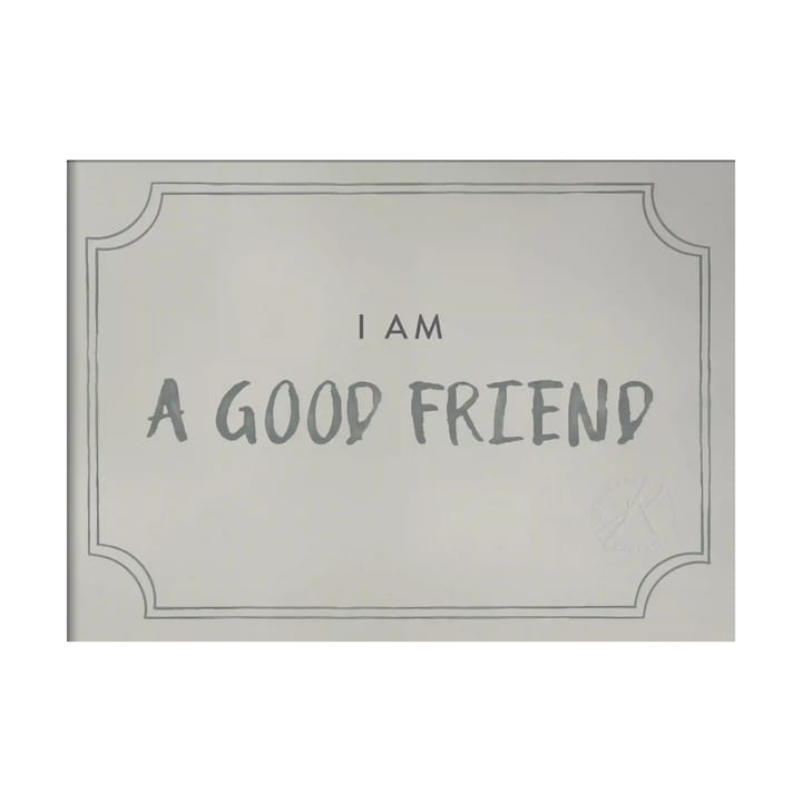 Good friend diploma αφίσα 21x30 εκ. - Dusty mint - Kunskapstavlan®