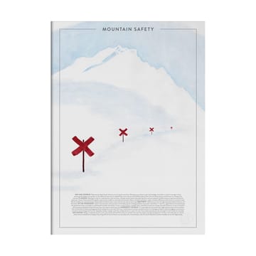 Mountain safety poster - 30x40 εκ. - Kunskapstavlan®