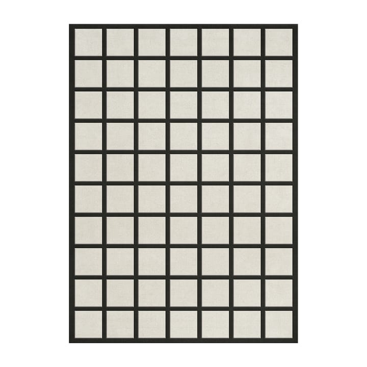 Μάλλινο χαλί Avenue Checked  - Bone White-180x270 cm - Layered