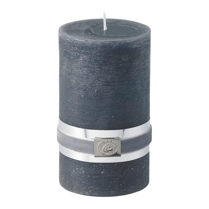 Lene Bjerre Rustic κερί lightdark grey Ø7,5 cm - 12,5 cm - Lene Bjerre