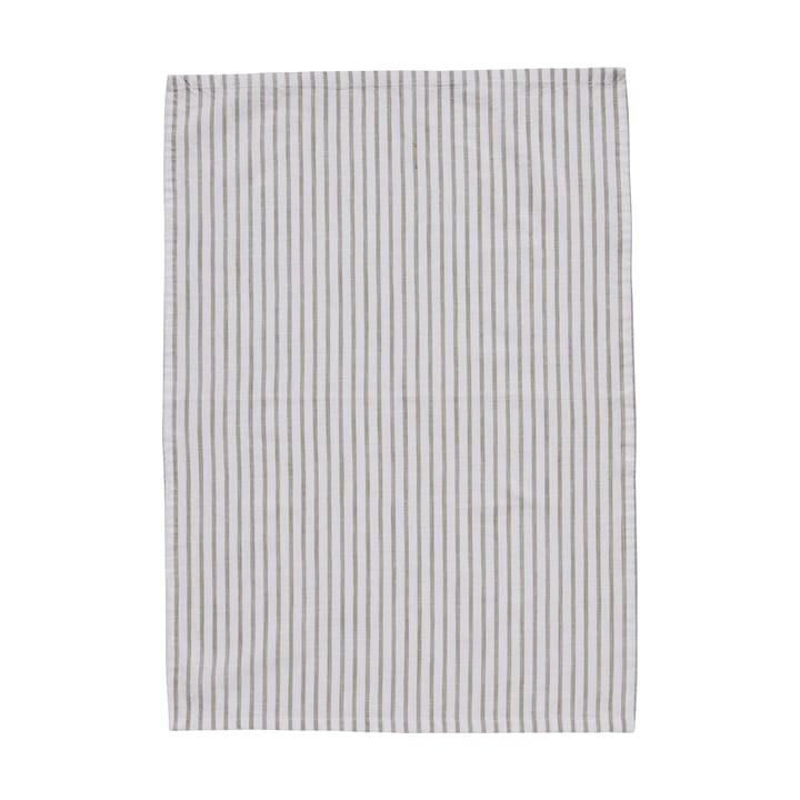 Πετσέτα κουζίνας Olivia με λεπτές ρίγες 50x70 cm - Off White-Linen - Lene Bjerre