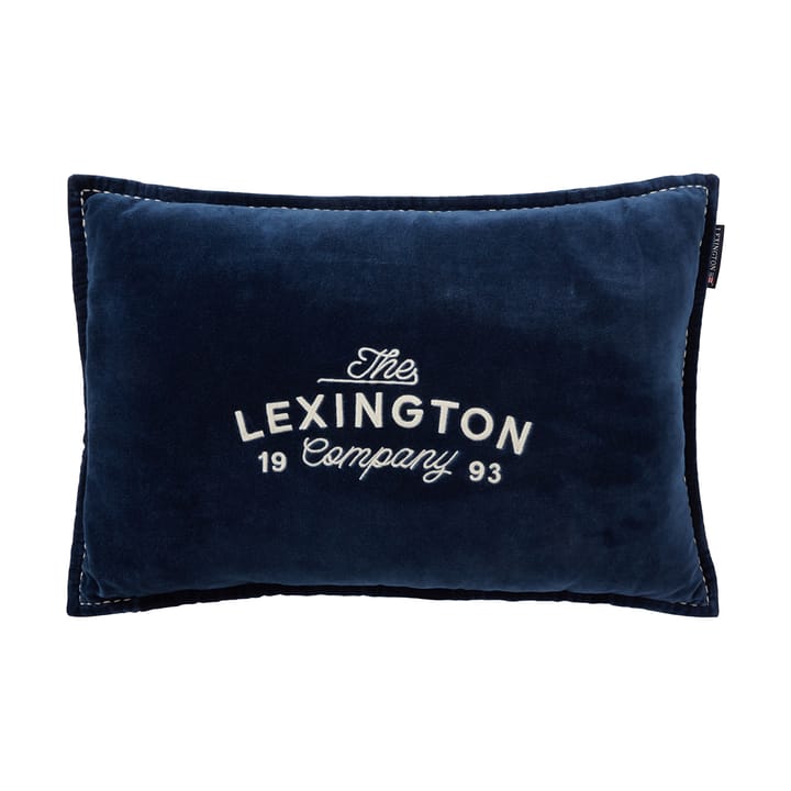 Μαξιλάρι 1993 Logo Organic Cotton Velvet 40x60 cm, Denim blue Lexington