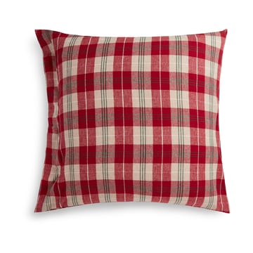 Checked cotton flannel μαξιλαροθήκη 50x60 εκ. - Κόκκινο-μπεζ-πράσινο-λευκό - Lexington