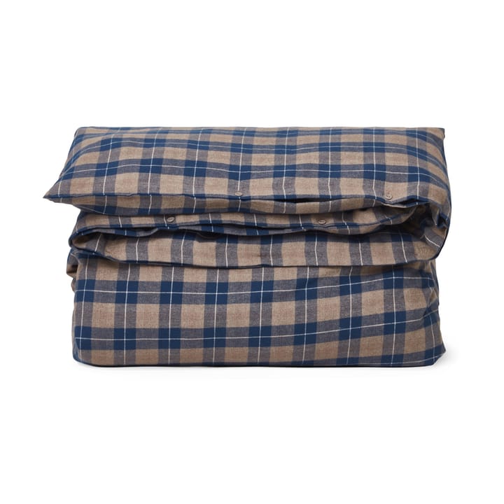 Ολοκληρωμένο Σετ Κλινοσκεπασμάτων Checked Flannel 150x210 cm, Denim blue-beige Lexington